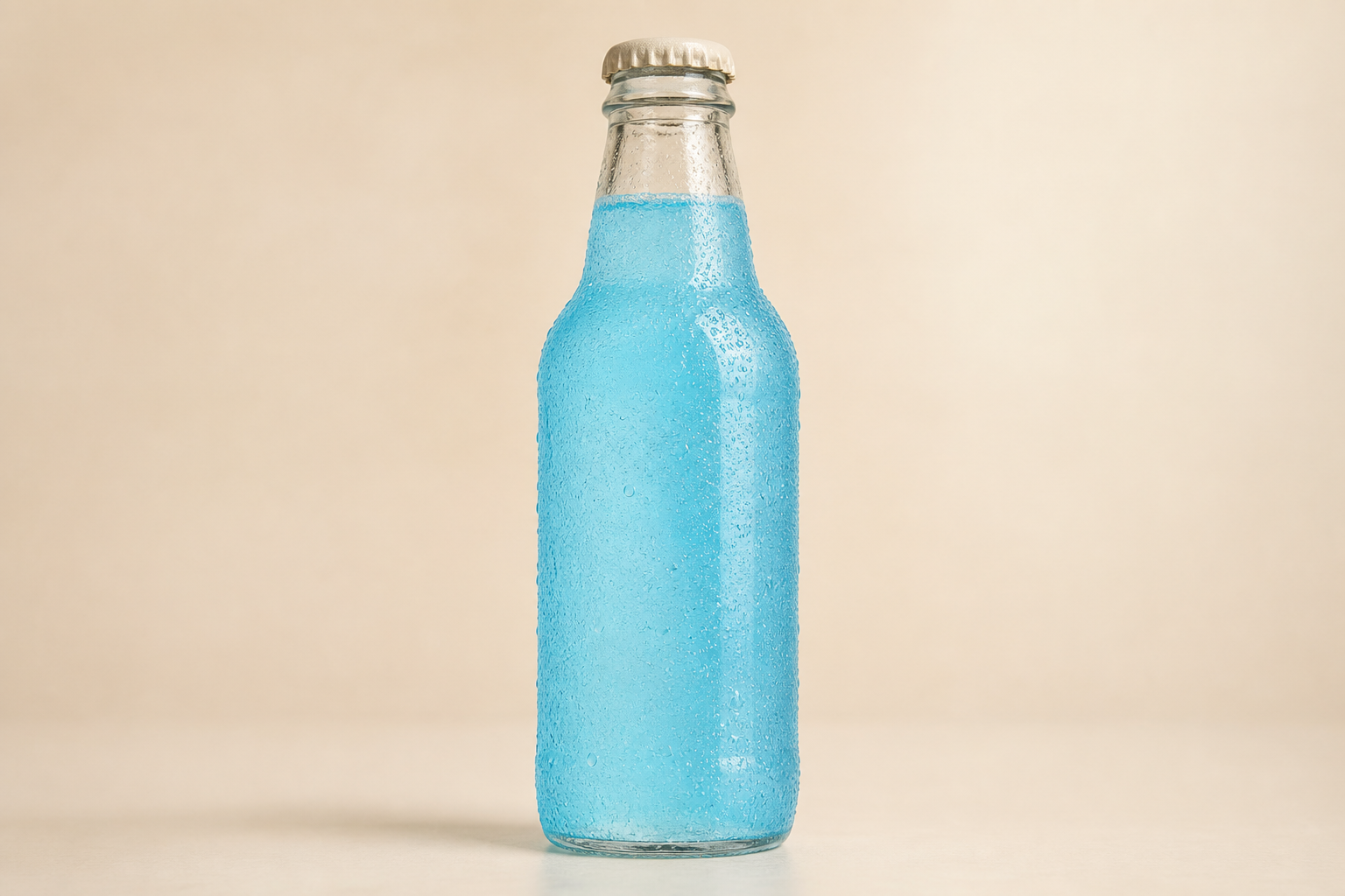 Frostie blue cream soda bottle